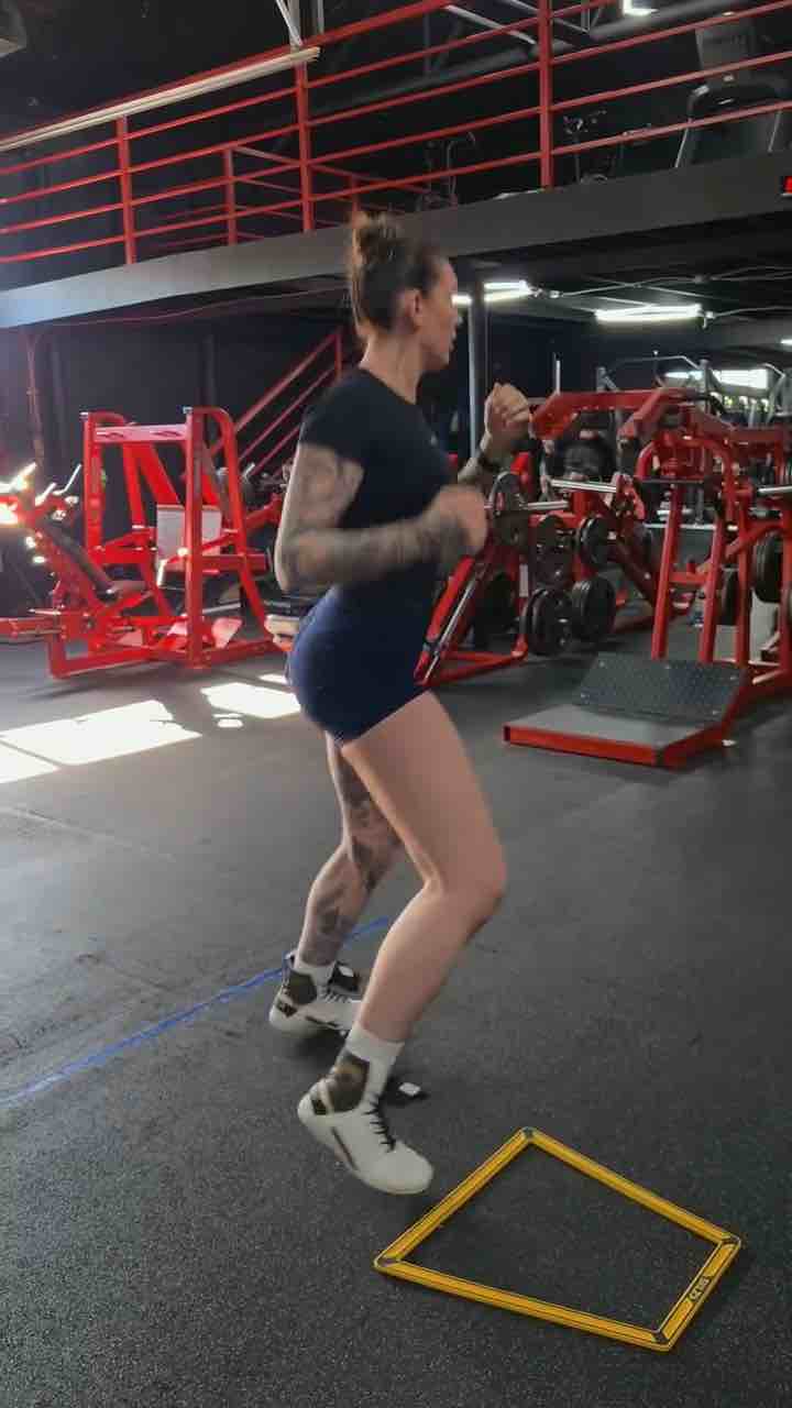 Boxing footwork warmup drill, Megan Anderson 💯 🫡